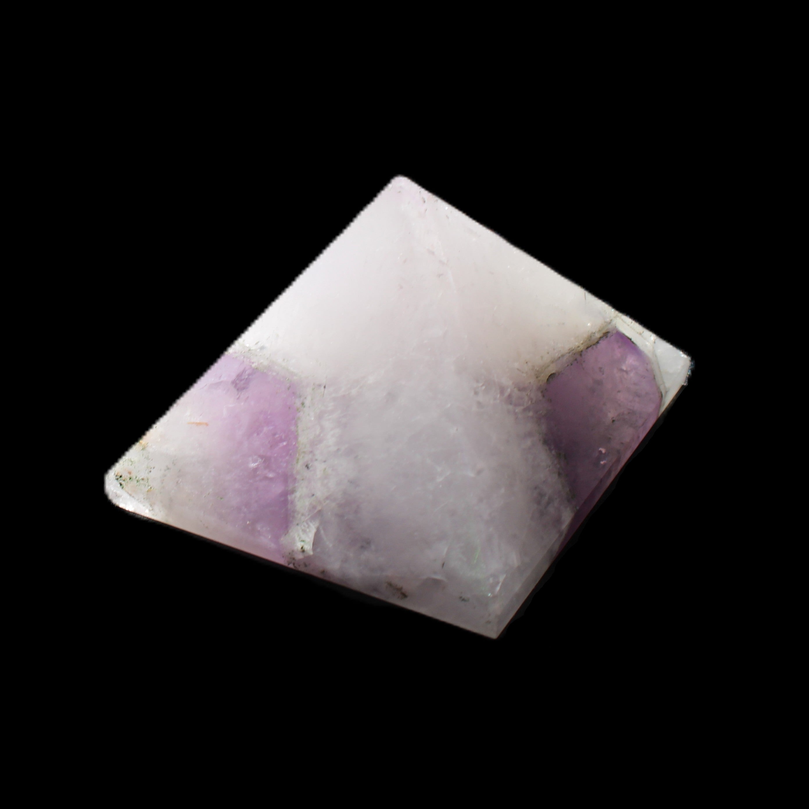Dream Amethyst pyramid 54*33mm 132g in sunlight - Rocks and Things Store
