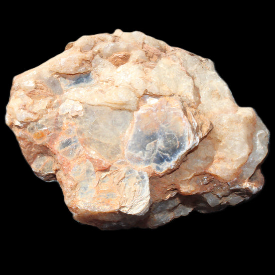 Muscovite in Feldspar matrix specimen 69*50*40mm 107g in sunlight - Rocks and Things Store