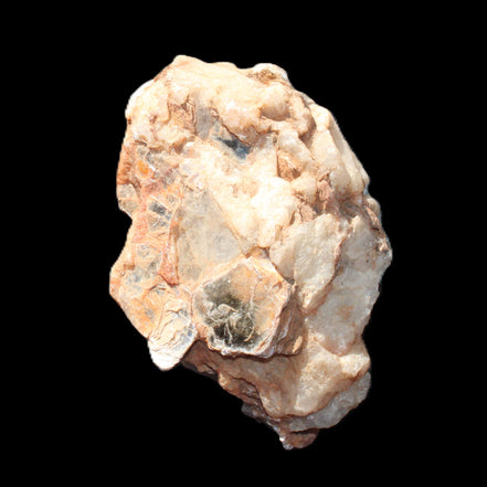 Muscovite in Feldspar matrix specimen 69*50*40mm 107g in sunlight - Rocks and Things Store