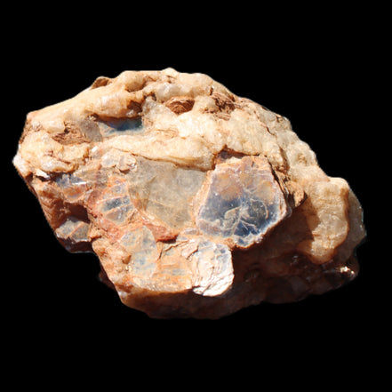 Muscovite in Feldspar matrix specimen 69*50*40mm 107g in sunlight - Rocks and Things Store