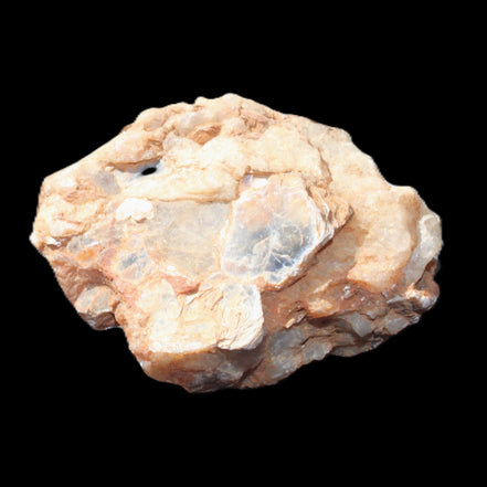 Muscovite in Feldspar matrix specimen 69*50*40mm 107g in sunlight - Rocks and Things Store