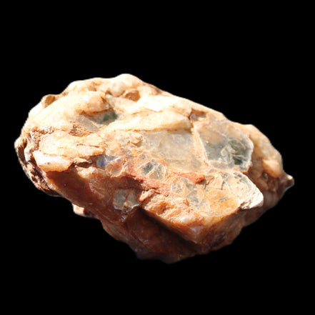 Muscovite in Feldspar matrix specimen 69*50*40mm 107g in sunlight - Rocks and Things Store