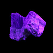 Kyanite blade cluster on Quartz 49*22*30mm 40g in UV light - Rocks and Things Store