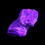 Kyanite blade cluster on Quartz 49*22*30mm 40g in UV light - Rocks and Things Store