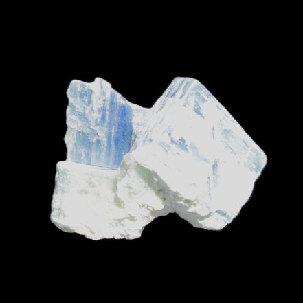 Kyanite blade cluster on Quartz 49*22*30mm 40g in sunlight - Rocks and Things Store