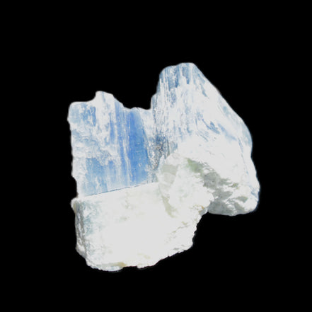 Kyanite blade cluster on Quartz 49*22*30mm 40g in sunlight - Rocks and Things Store