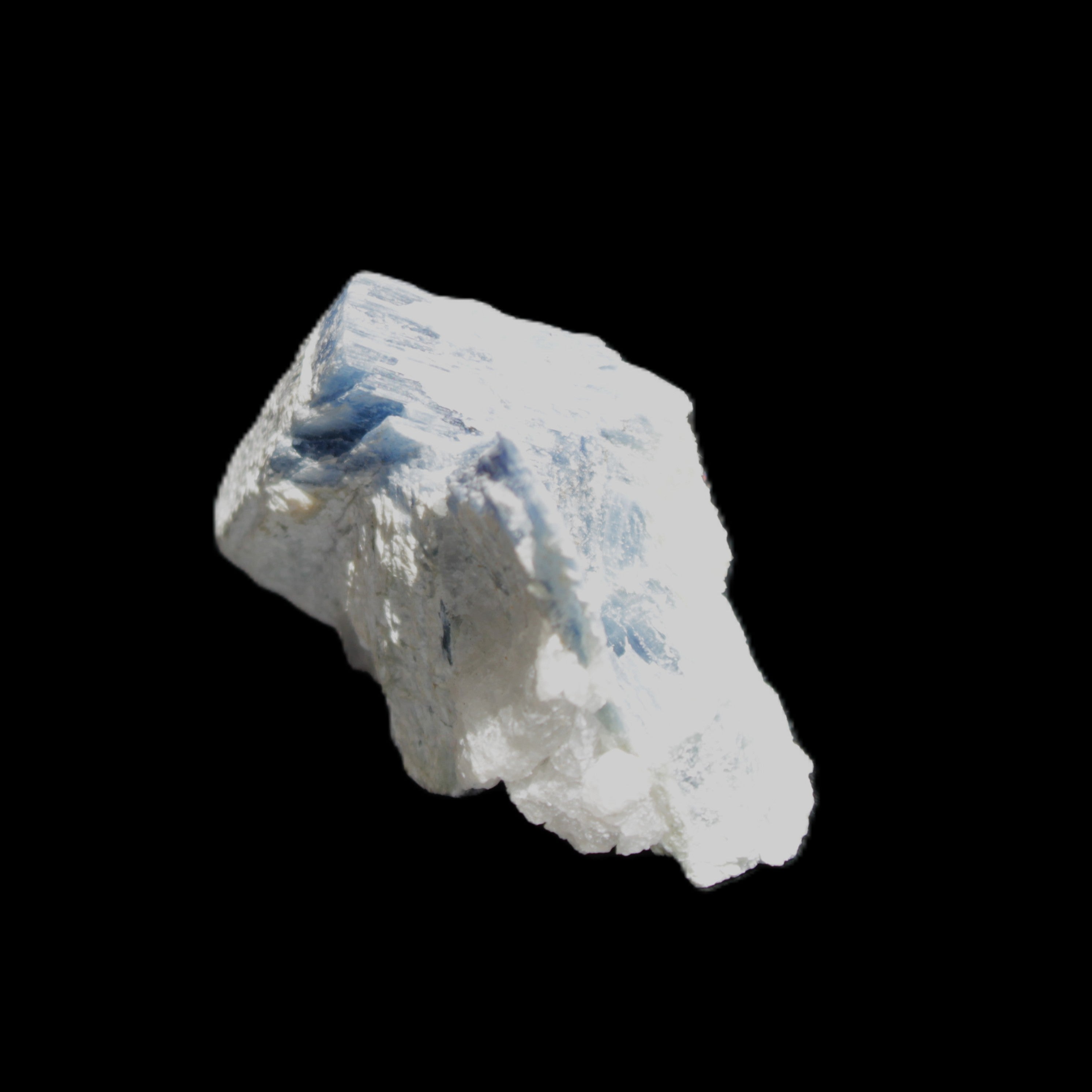 Kyanite blade cluster on Quartz 49*22*30mm 40g in sunlight - Rocks and Things Store