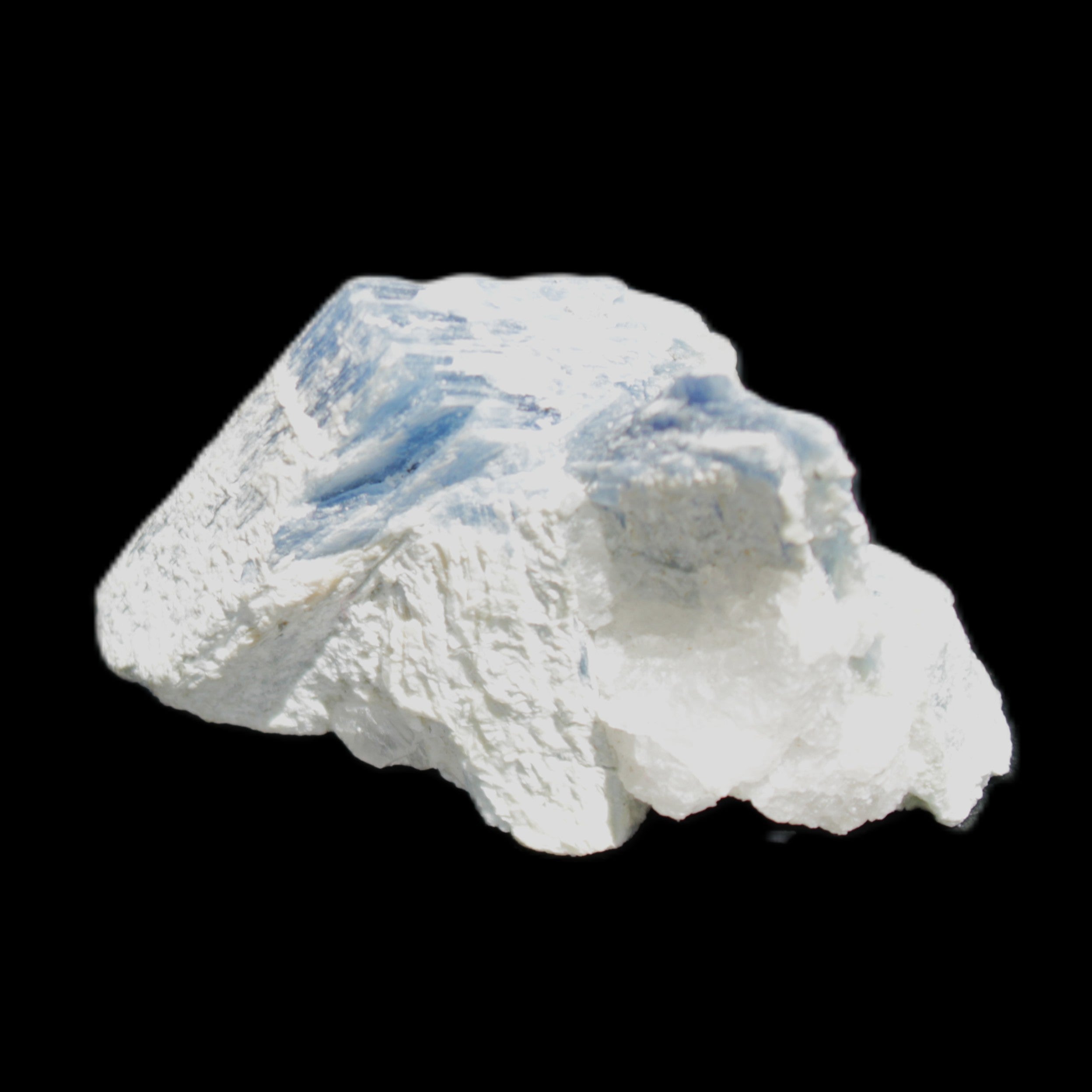 Kyanite blade cluster on Quartz 49*22*30mm 40g in sunlight - Rocks and Things Store