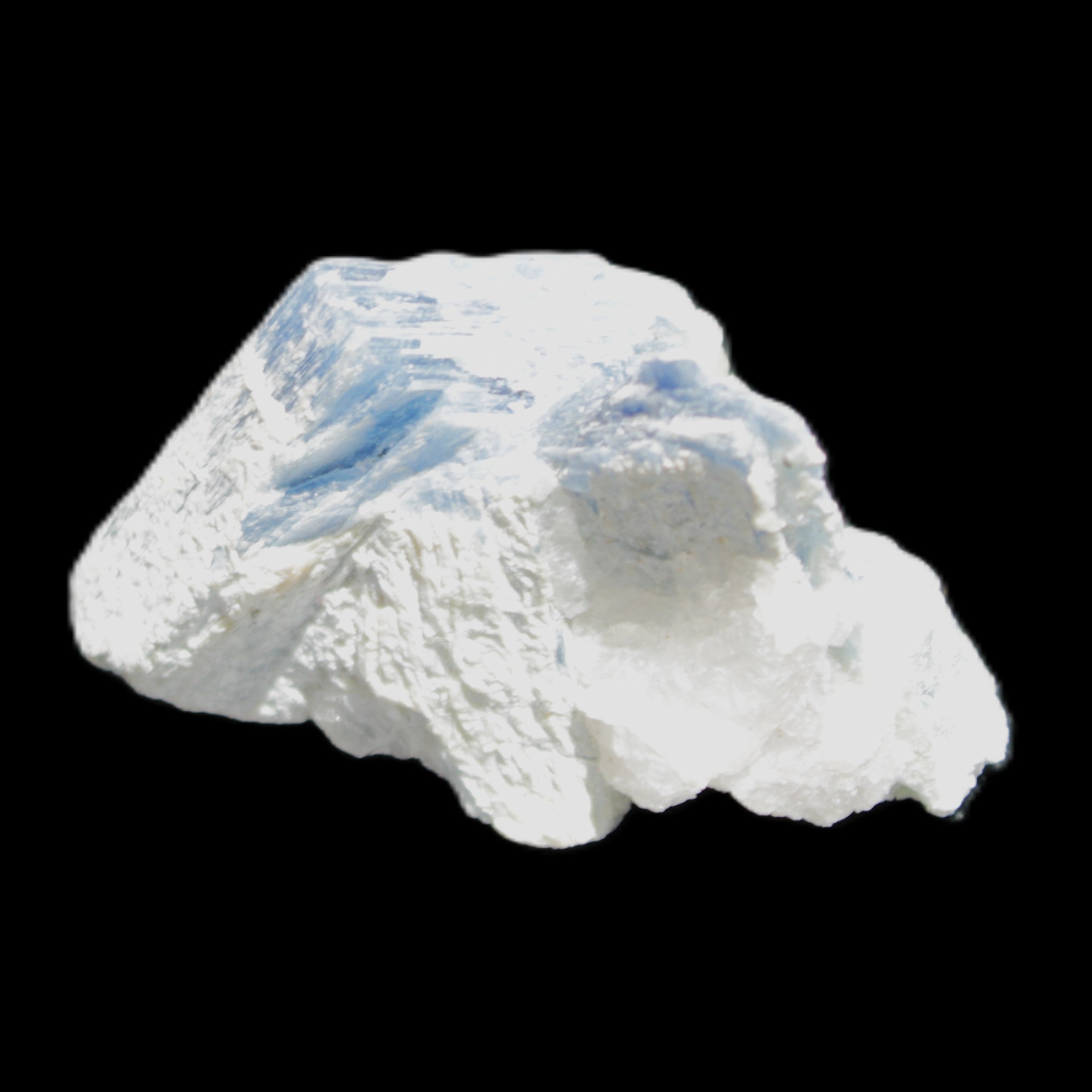 Kyanite blade cluster on Quartz 49*22*30mm 40g in sunlight - Rocks and Things Store