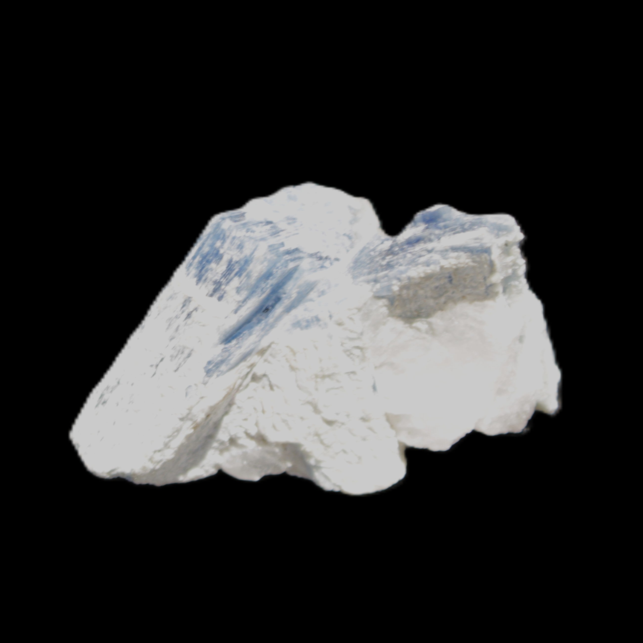 Kyanite blade cluster on Quartz 49*22*30mm 40g in sunlight - Rocks and Things Store