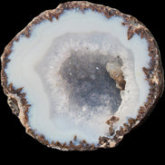 Agate geode 72*63*23mm 169g in sunlight - Rocks and Things Store