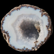 Agate geode 72*63*23mm 169g in sunlight - Rocks and Things Store