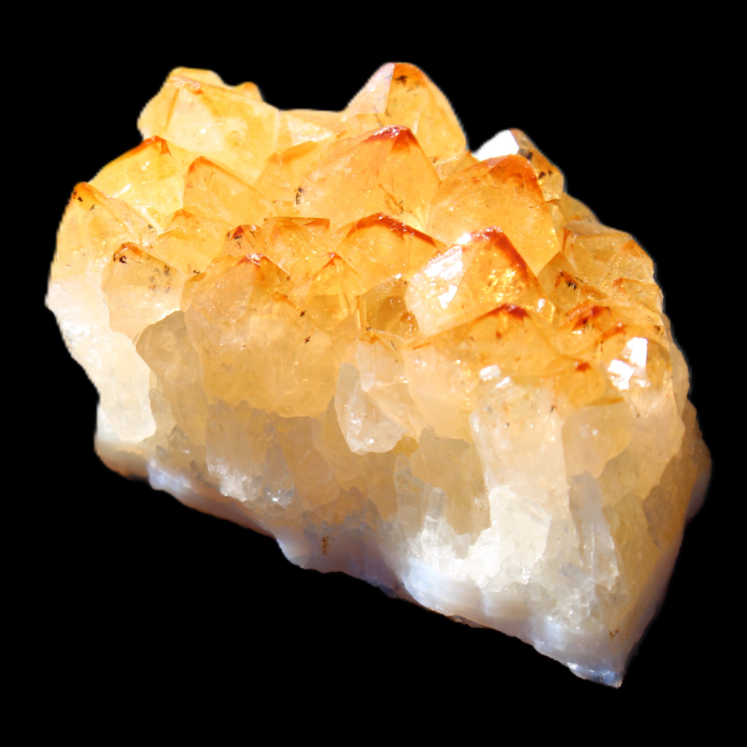 Citrine cluster 55*42*35mm 131g in sunlight - Rocks and Things Store
