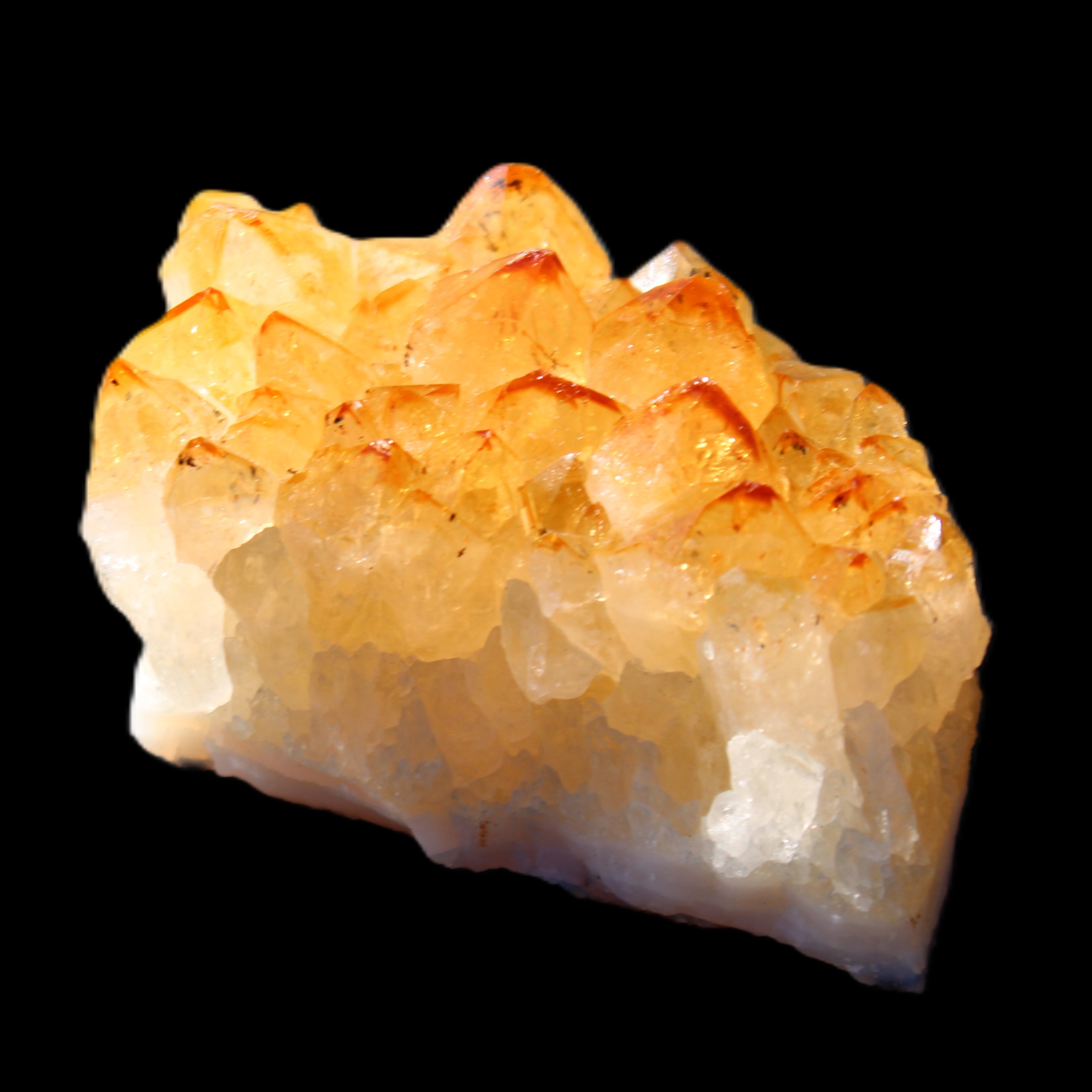 Citrine cluster 55*42*35mm 131g in sunlight - Rocks and Things Store
