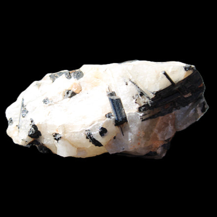 Black Tourmaline cluster in Quartz 65*41*37mm 107g in sunlight - Rocks and Things Store