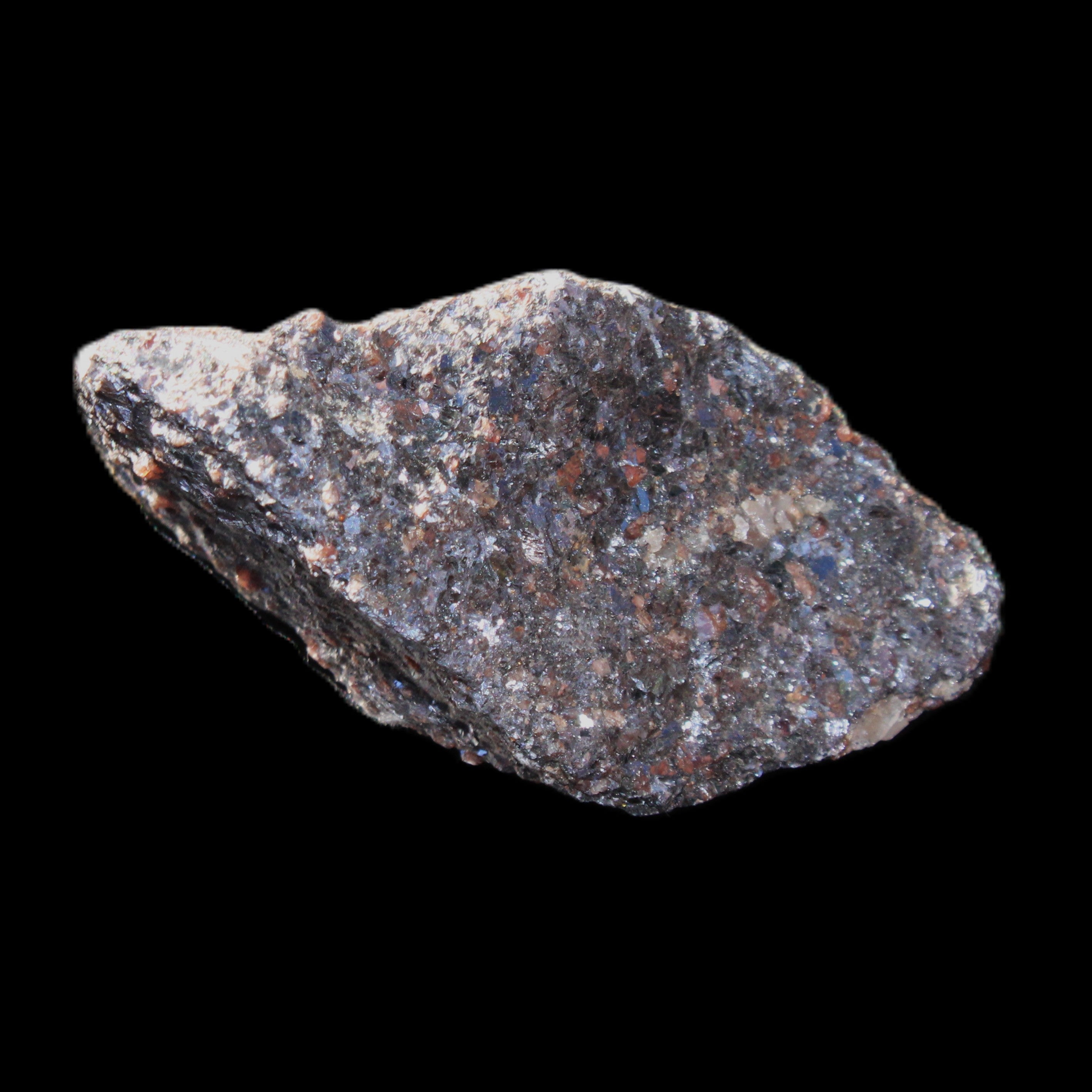 Mineral Ore with Garnet specimen 62*37*30mm 90g in sunlight - Rocks and Things Store