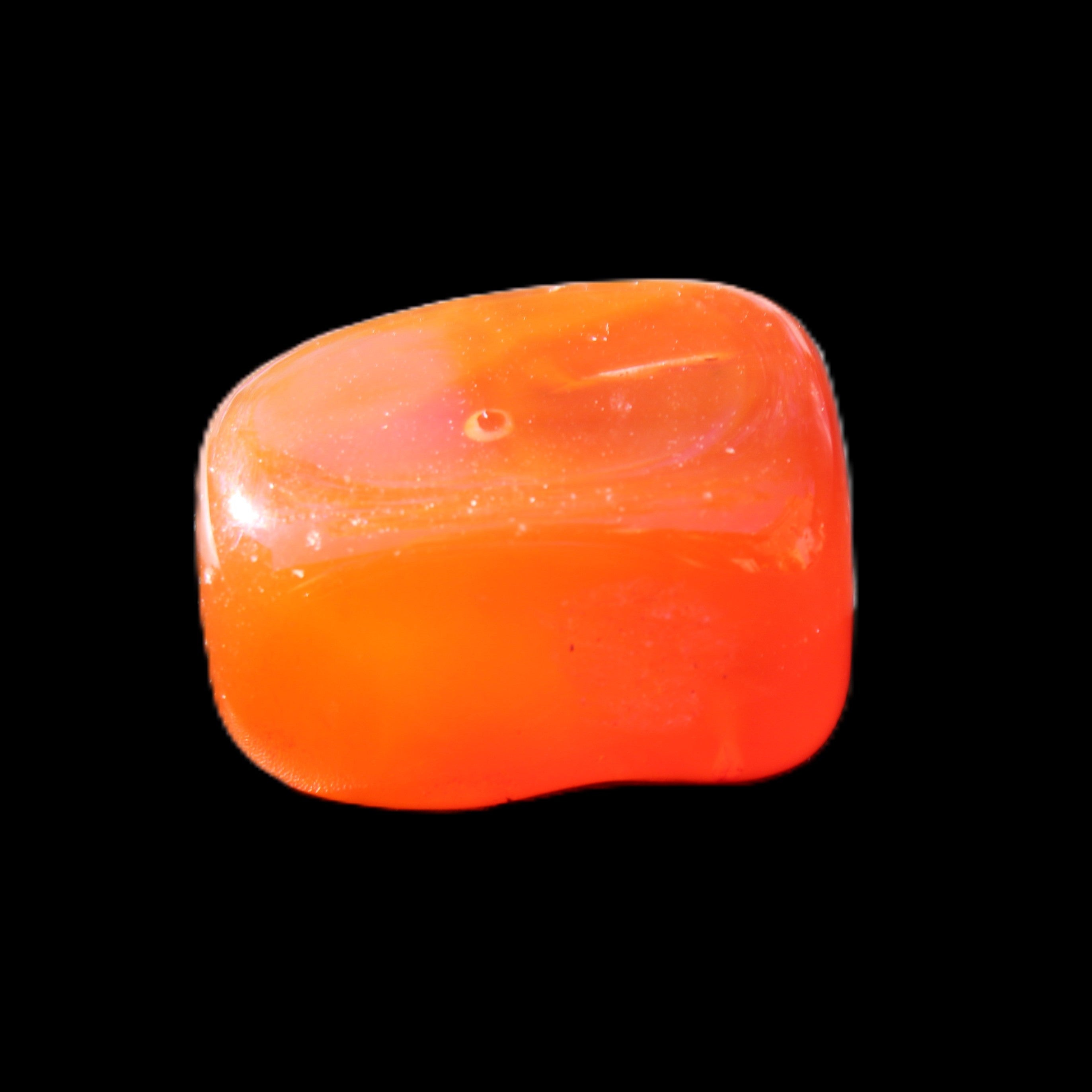 Carnelian Agate 29*19*11mm 22g in sunlight - Rocks and Things Store