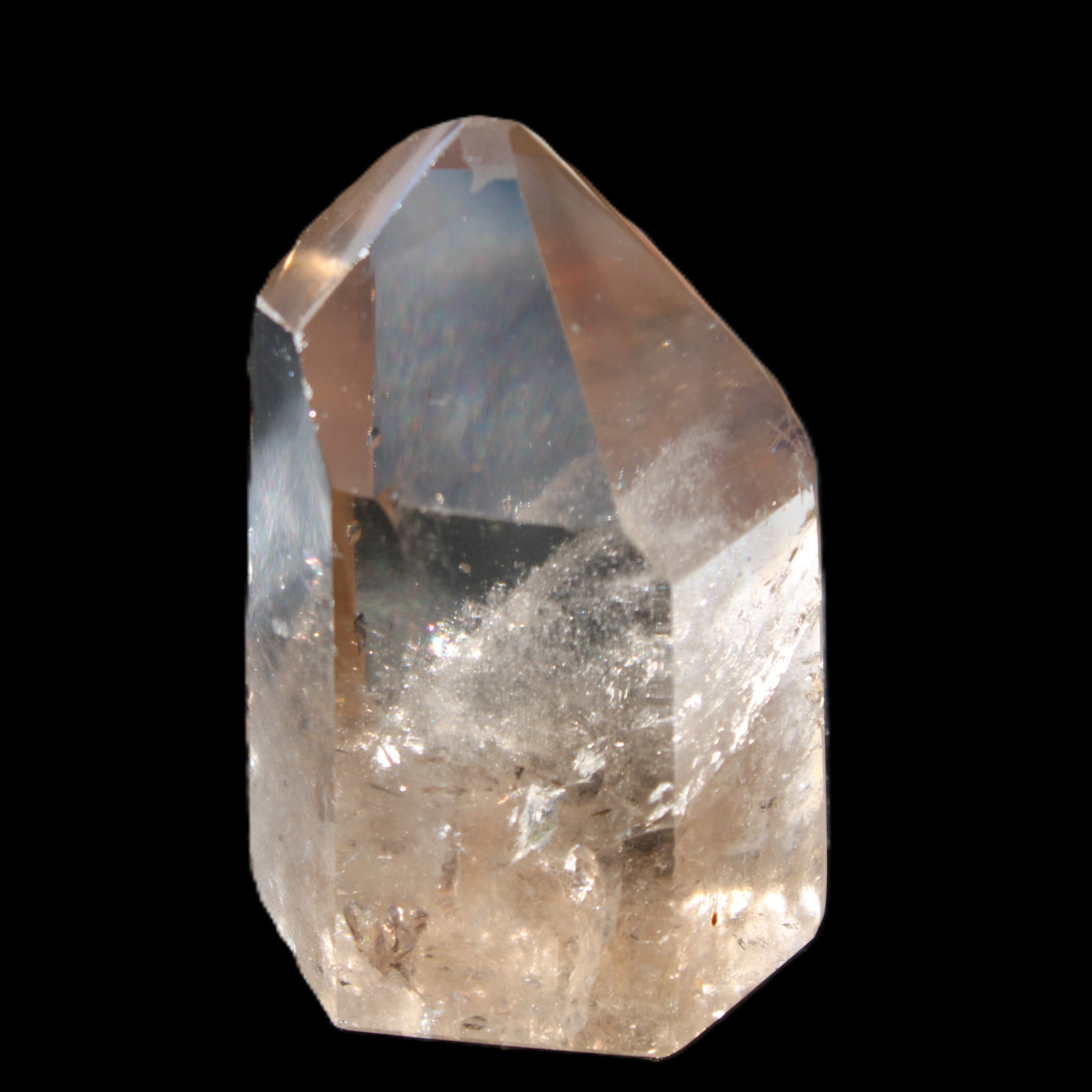 Polished Quartz crystal 55*46*85mm 356g in sunlight - Rocks and Things Store