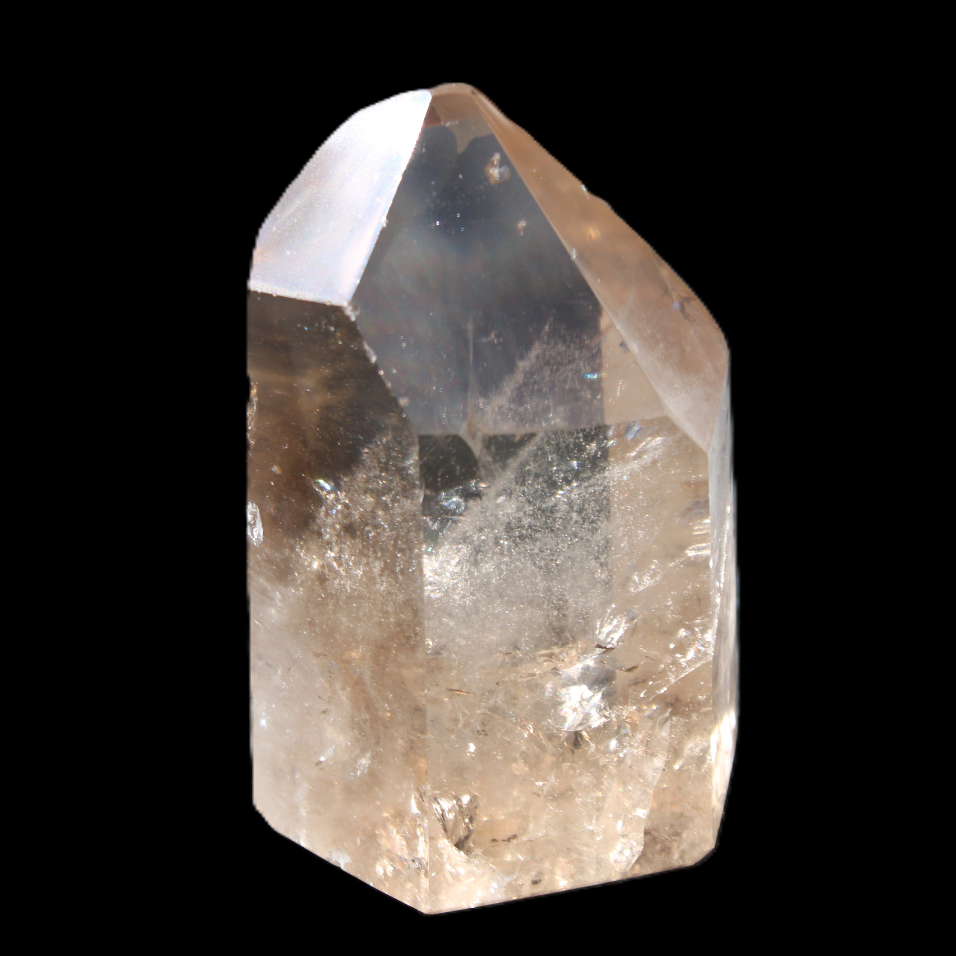 Polished Quartz crystal 55*46*85mm 356g in sunlight - Rocks and Things Store