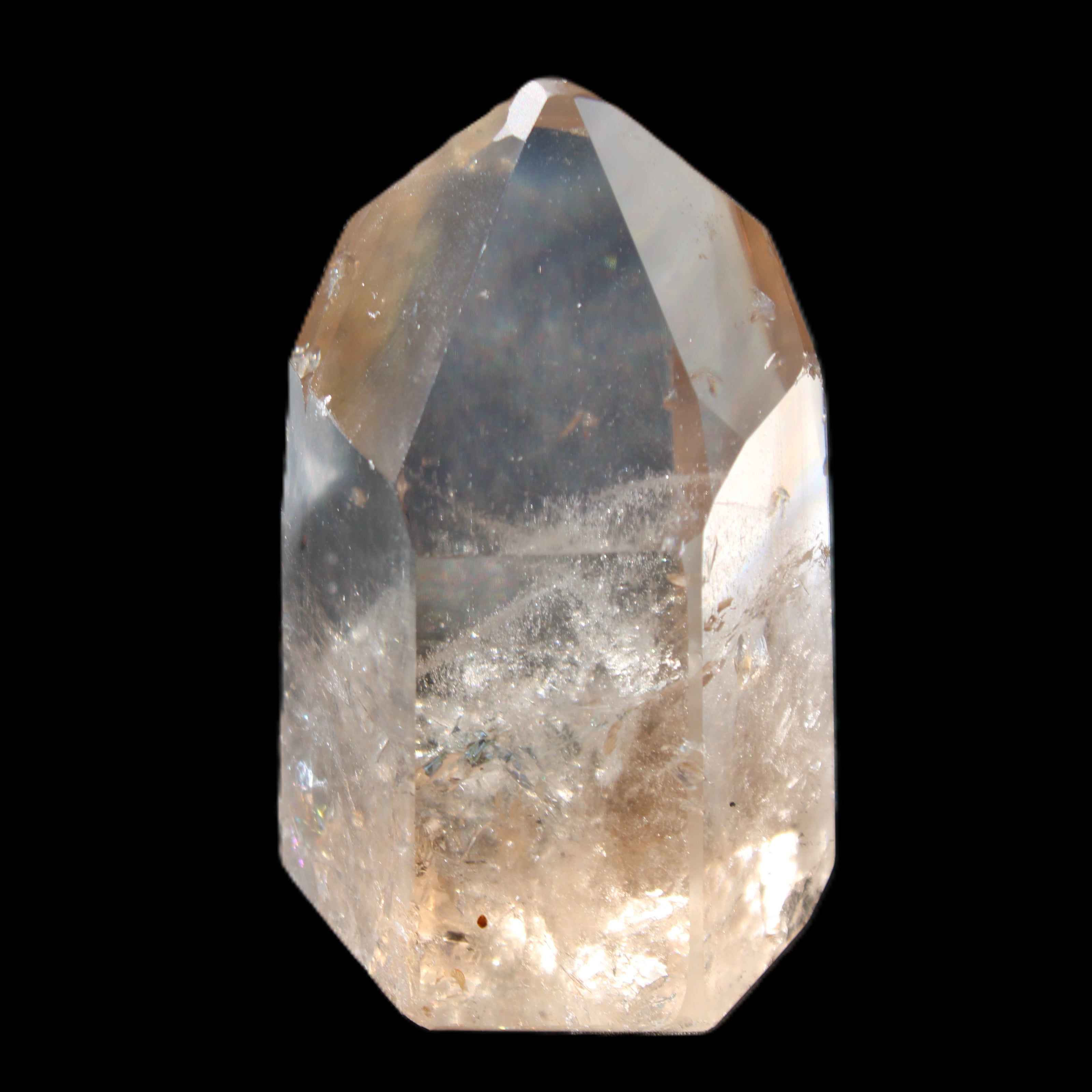 Polished Quartz crystal 55*46*85mm 356g in sunlight - Rocks and Things Store