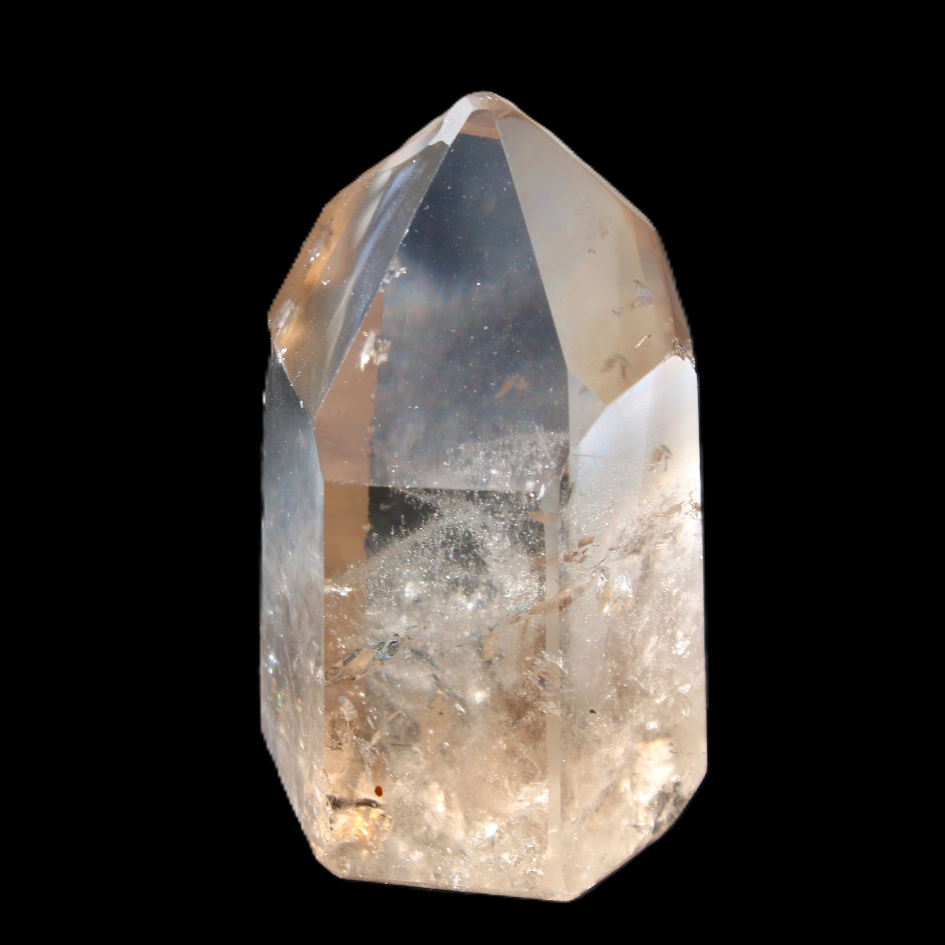 Polished Quartz crystal 55*46*85mm 356g in sunlight - Rocks and Things Store