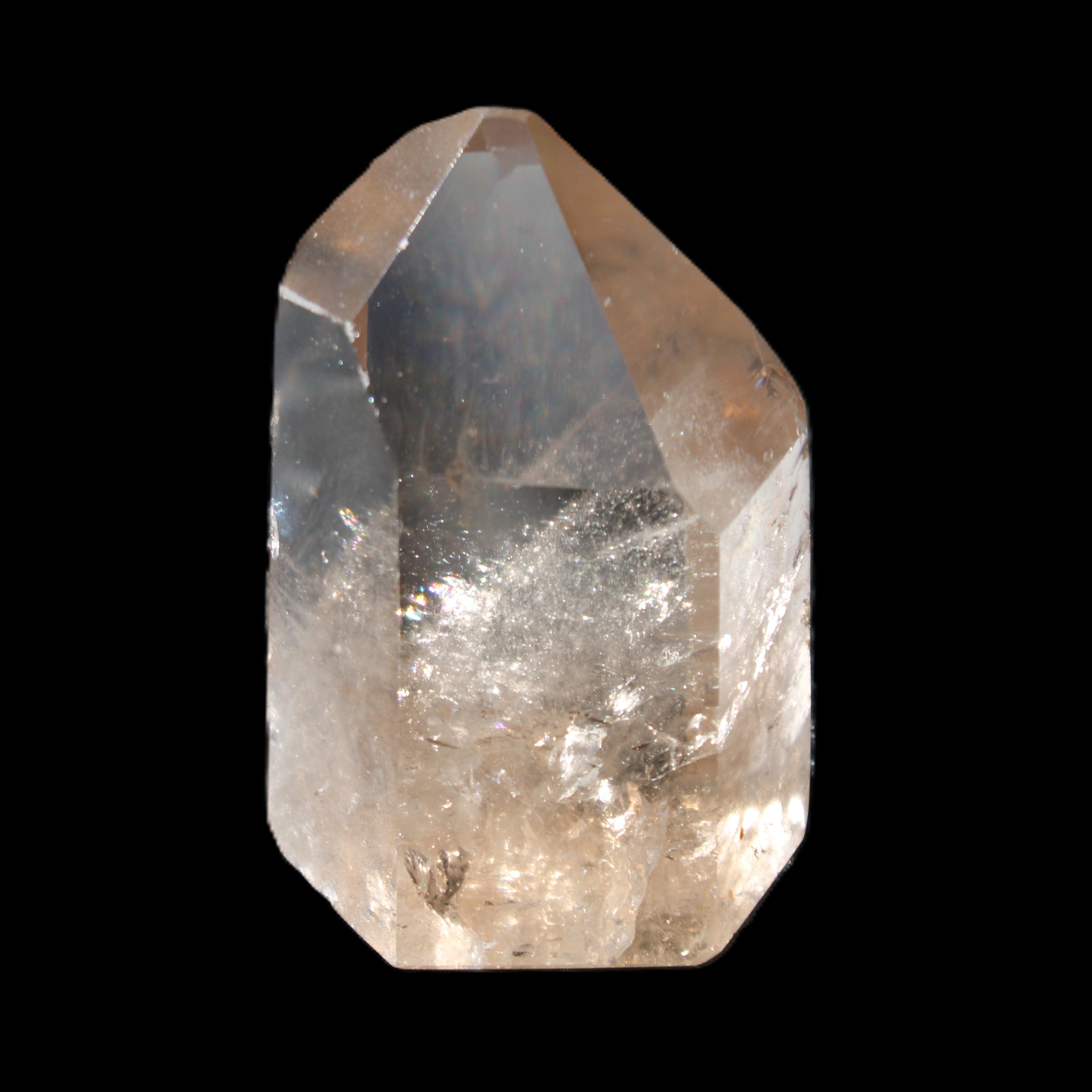 Polished Quartz crystal 55*46*85mm 356g in sunlight - Rocks and Things Store