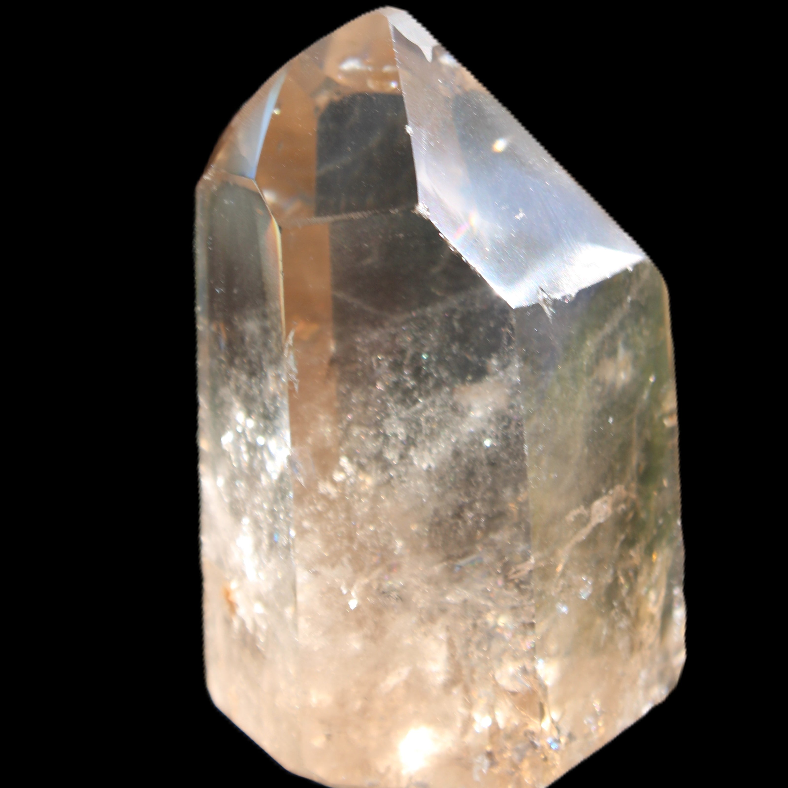 Polished Quartz crystal 55*46*85mm 356g in sunlight - Rocks and Things Store