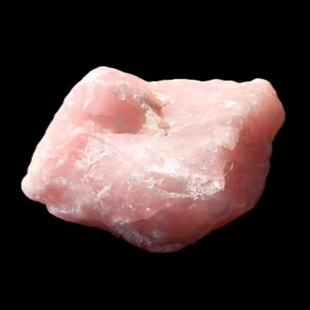Natural Rose Quartz from Brazil 83*77*60mm 517g in sunlight - Rocks and Things Store