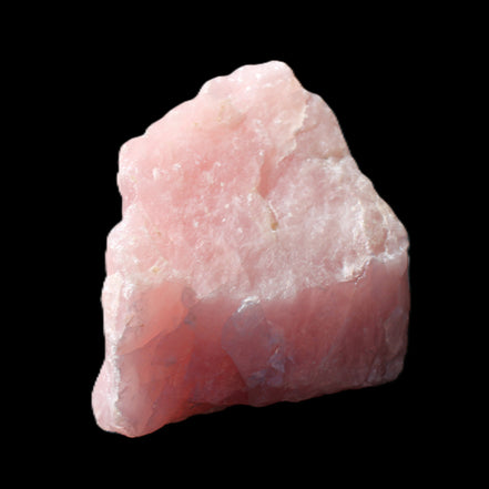 Natural Rose Quartz from Brazil 83*77*60mm 517g in sunlight - Rocks and Things Store