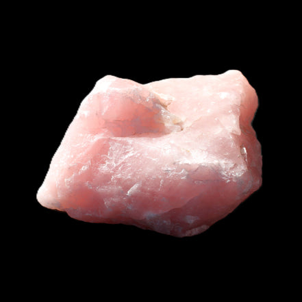 Natural Rose Quartz from Brazil 83*77*60mm 517g in sunlight - Rocks and Things Store