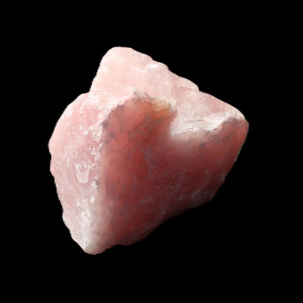 Natural Rose Quartz from Brazil 83*77*60mm 517g in sunlight - Rocks and Things Store