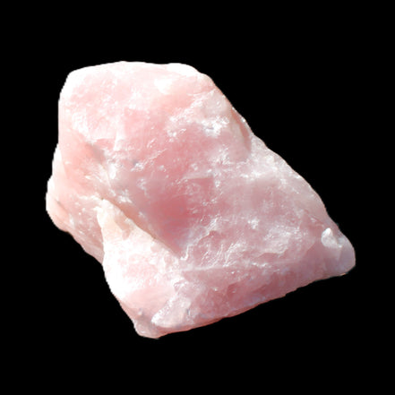 Natural Rose Quartz from Brazil 83*77*60mm 517g in sunlight - Rocks and Things Store