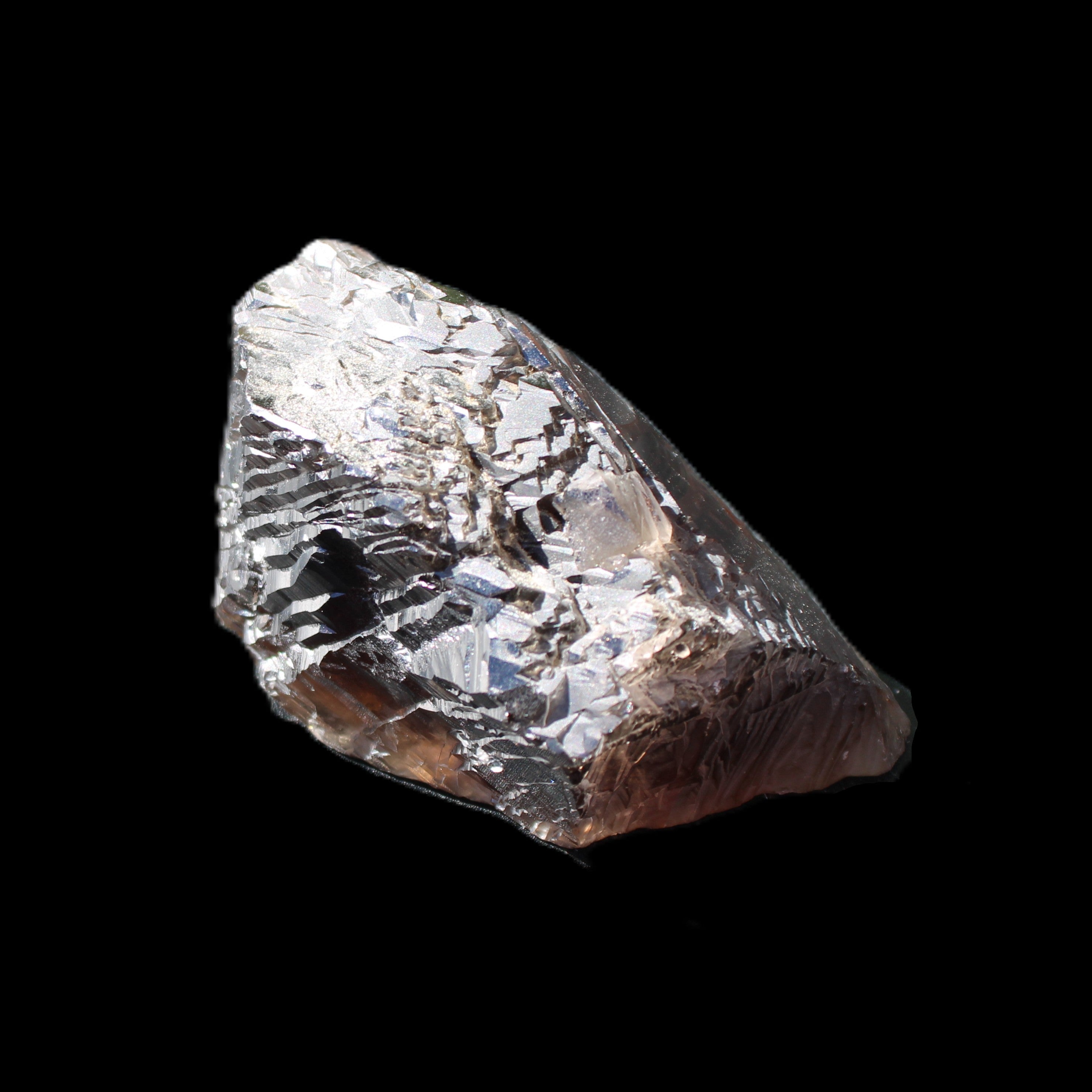 Large Etched Smoky Quartz crystal 74*60*40mm 275g in sunlight - Rocks and Things Store