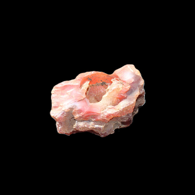 Carnelian Agate geode 57*37*25mm 64g in sunlight - Rocks and Things Store