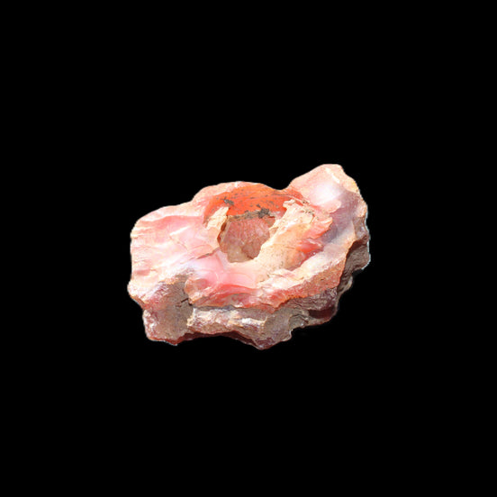 Carnelian Agate geode 57*37*25mm 64g in sunlight - Rocks and Things Store