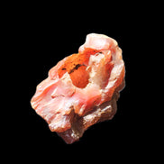 Carnelian Agate geode 57*37*25mm 64g in sunlight - Rocks and Things Store