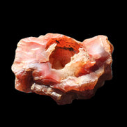 Carnelian Agate geode 57*37*25mm 64g in sunlight - Rocks and Things Store