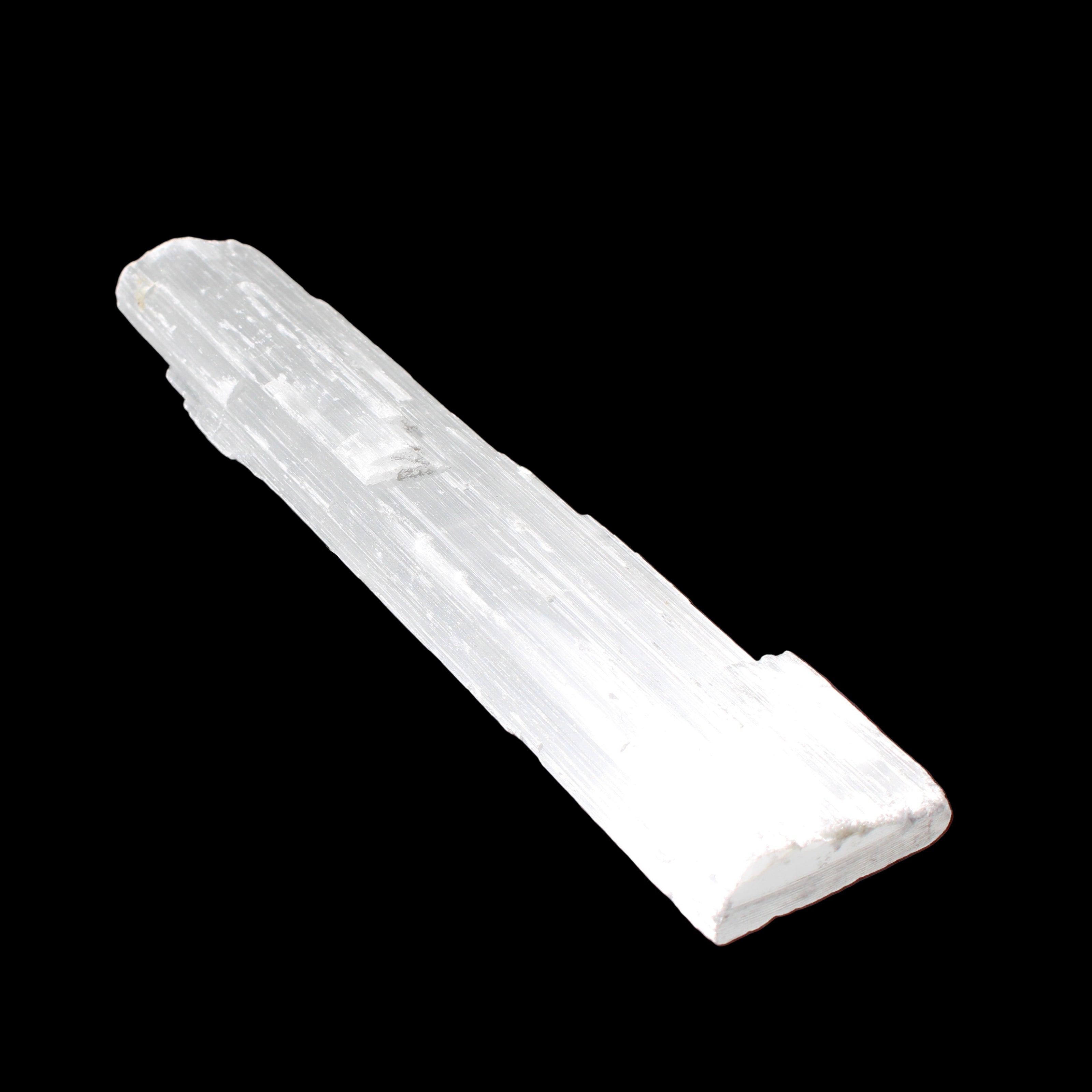 Selenite from Morocco 227*50*13mm 261g in sunlight - Rocks and Things Store