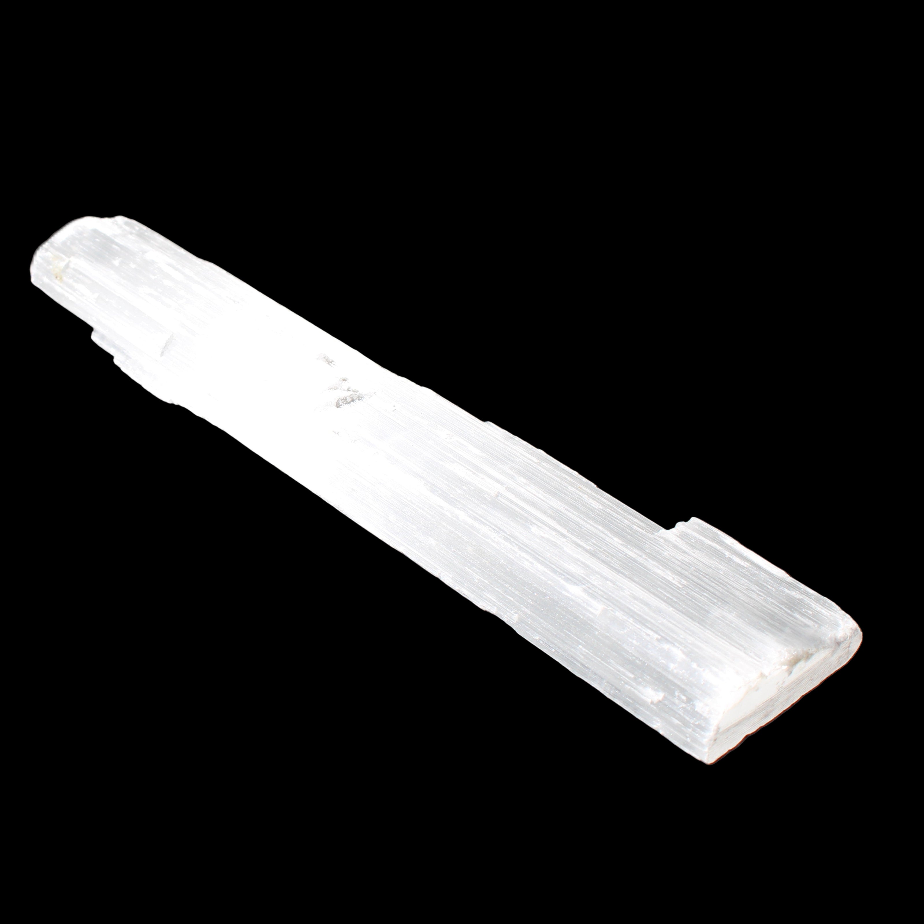 Selenite from Morocco 227*50*13mm 261g in sunlight - Rocks and Things Store