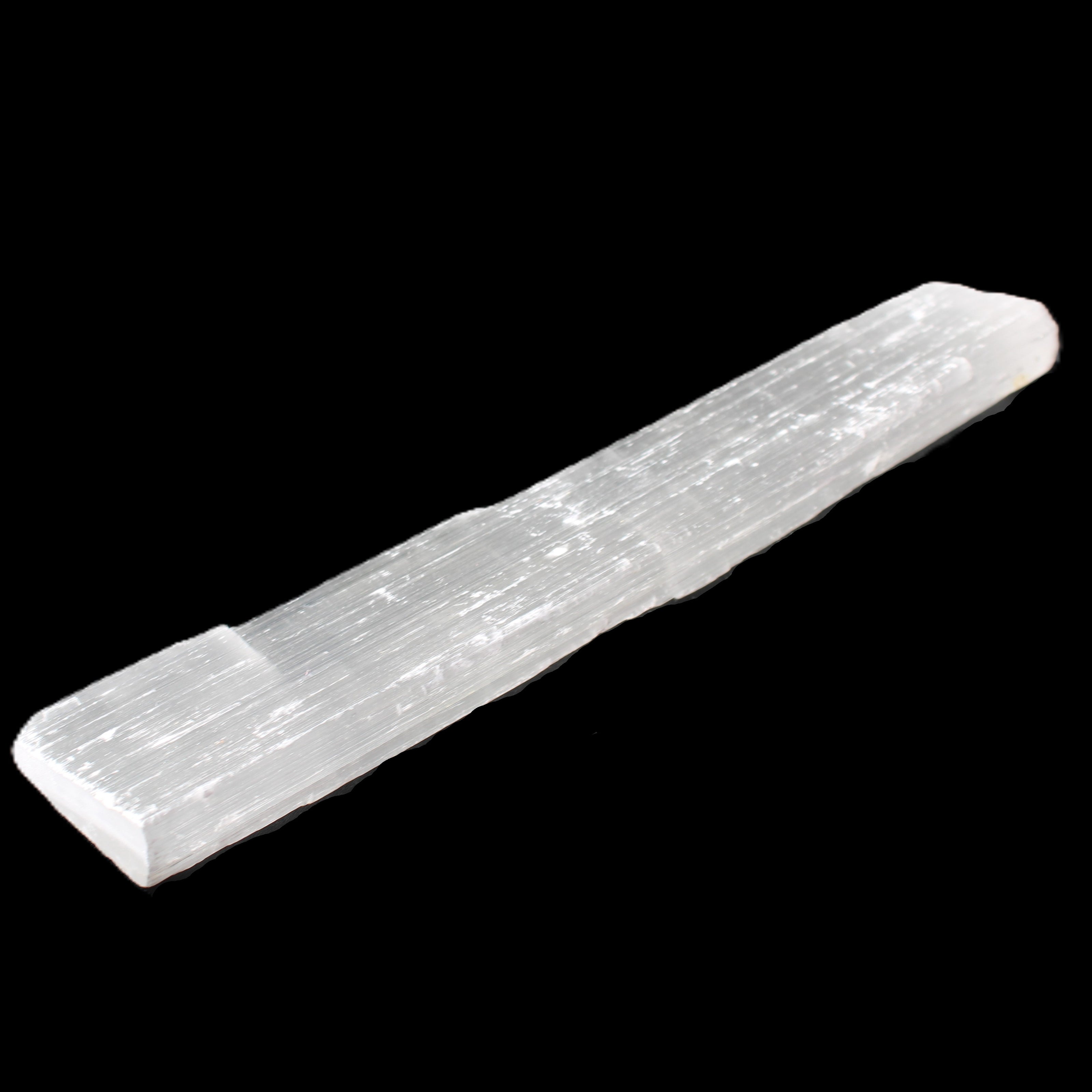 Selenite from Morocco 227*50*13mm 261g in sunlight - Rocks and Things Store