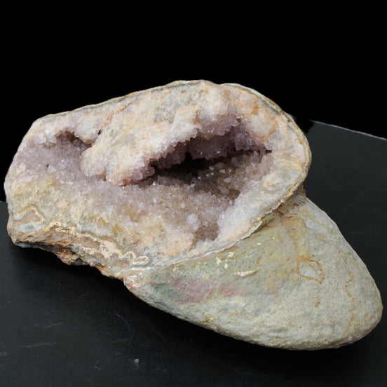 Pink and Violet Amethyst slipper geode 260*190*115mm 3500g in sunlight - Rocks and Things Store