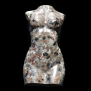 Yooperlite hand carved goddess 40*80mm 156g in sunlight - Rocks and Things Store