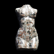 Yooperlite hand carved goddess 40*80mm 156g in sunlight - Rocks and Things Store