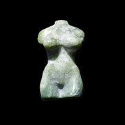 Green Jasper Hand-carved crystal goddess 42-47mm 20-30g