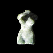 Green Jasper Hand-carved crystal goddess 42-47mm 20-30g