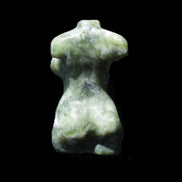 Green Jasper Hand-carved crystal goddess 42-47mm 20-30g
