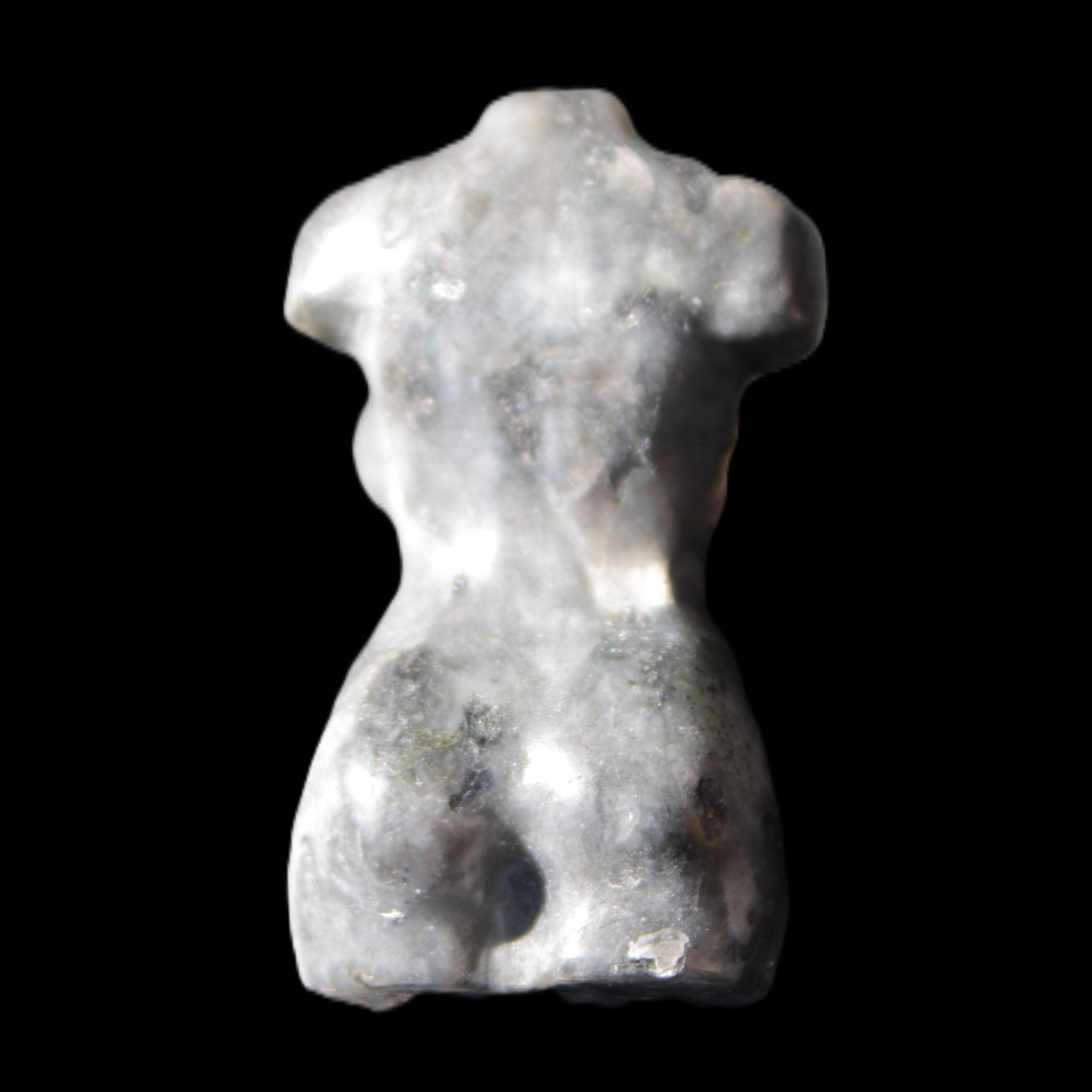 Larvikite Hand-carved crystal goddess 42-47mm 20-30g