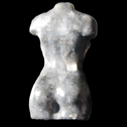 Larvikite Hand-carved crystal goddess 42-47mm 20-30g