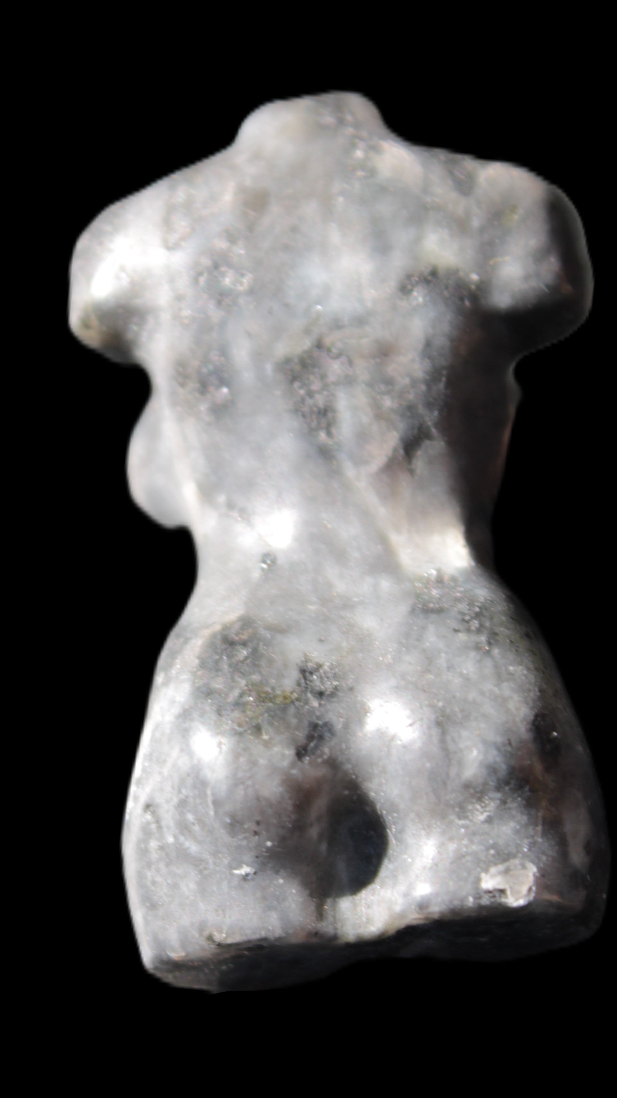 Larvikite Hand-carved crystal goddess 42-47mm 20-30g