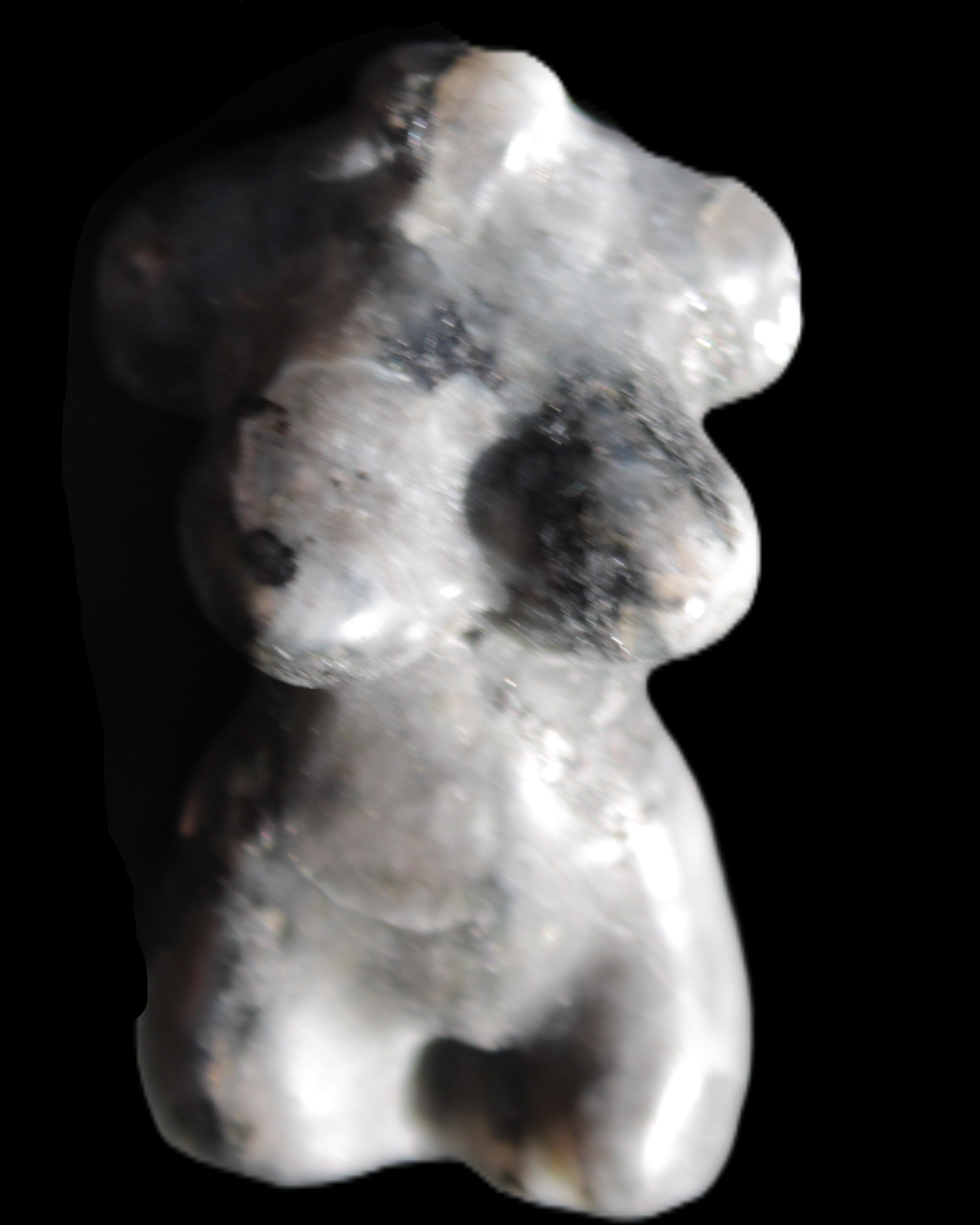 Larvikite Hand-carved crystal goddess 42-47mm 20-30g